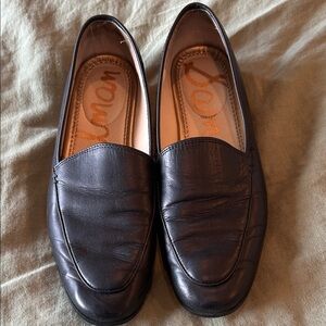 Sam Edelman Black Leather Flats